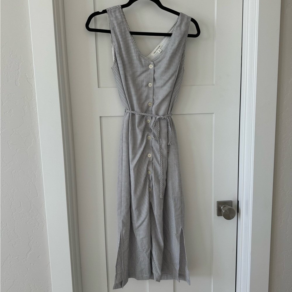 Nordstrom First Monday Gingham Midi Dress
